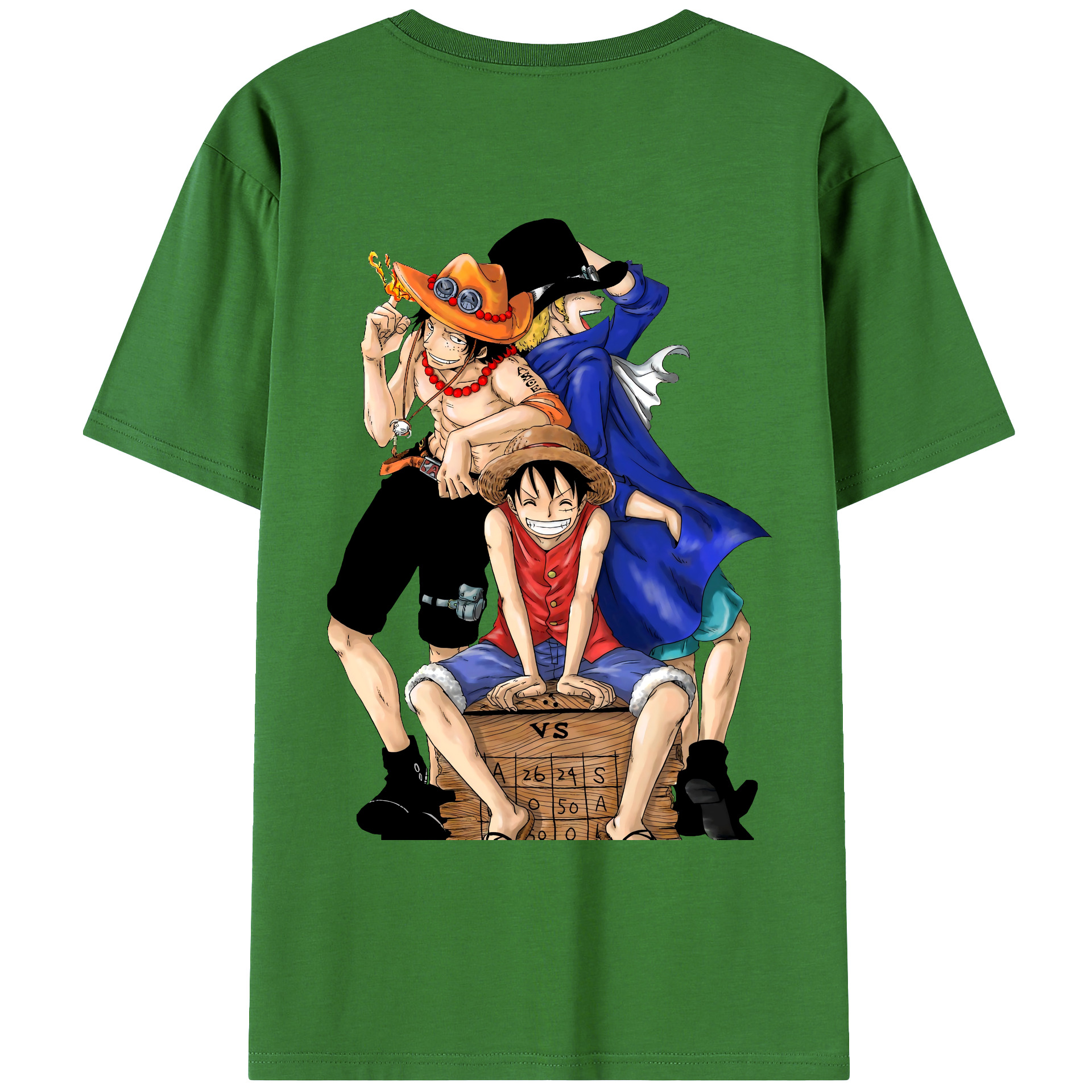 ワンピース モンキー・D・ルフィ ONE PIECE Monkey D. Luffy レディース半袖Tシャツ(バックプリント)